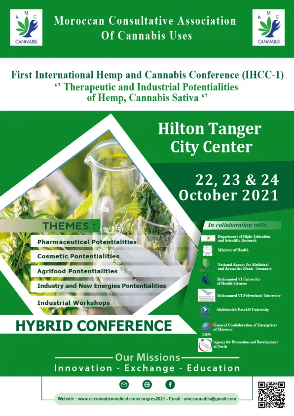 Programme du congrès, avec la conférence du Dr. Aziz Chraibi le 23 octobre
