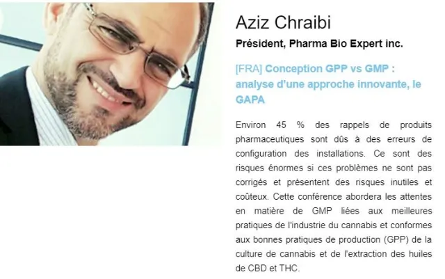 Le Dr. Aziz Chraibi, formateur au congrès CTAQ