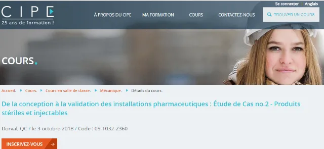 Fiche CIPE : étude de cas no 2, produits stériles et injectables
