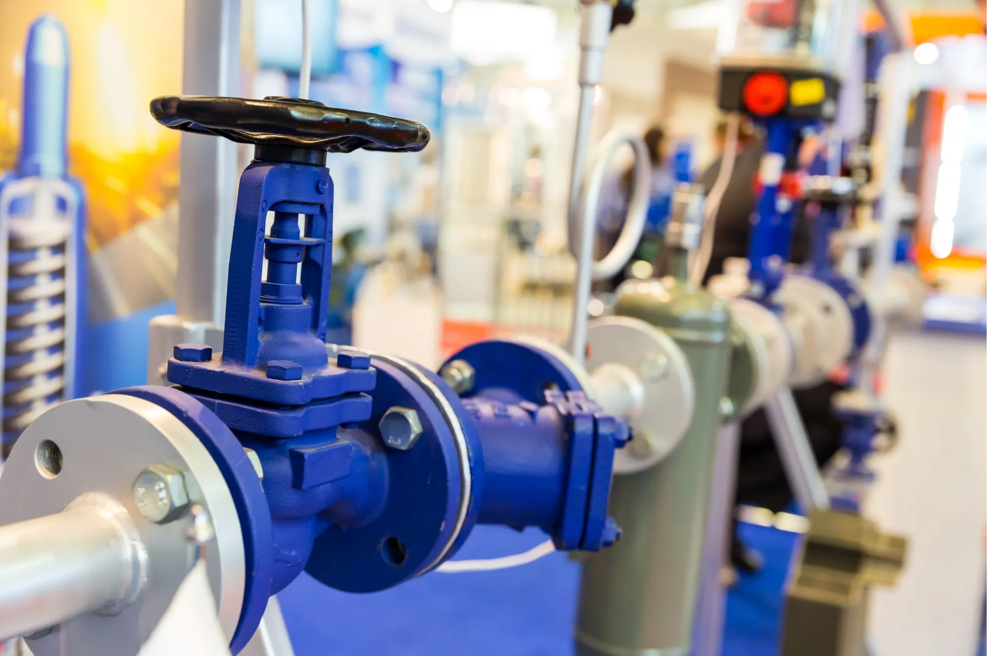 Industrial valves and piping