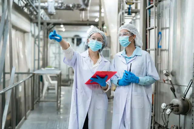Inspection d’une usine alimentaire