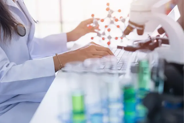 Modèle moléculaire au laboratoire