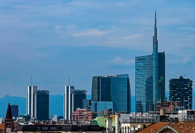 The Porta Nuova towers in Milan