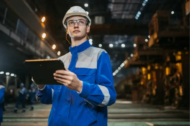 Technicien dans une usine