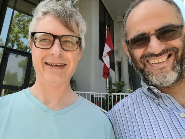 Deux experts de PBE Expert pendant la mission au Sénégal